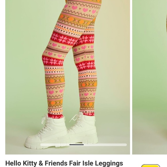 FOREVER 21 *NWT* Hello Kitty fair isle knit SET - Picture 10 of 13